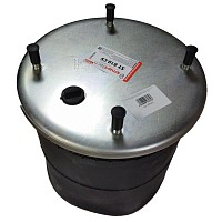 810 пневмоподушка !со стаканом 4шп.M12. 1отв.штуц.M22. стальной стака 4отв.M12 \  HARBINGER | ТопДизель