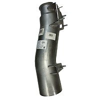 Труба глушителя от турбины до трубы 1 изгиб 45 градусов с кронштейном Volvo VNL Exit | ТопДизель