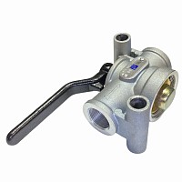 Запорный кран пневмосистемы входная резьба M22x1.5 Mercedes Benz/Renault/BPW DT | ТопДизель