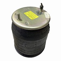 Пневмоподушка со стаканом высота 22.5'' верх 1 шпилька 1штуцер низ 1 шпилька Freightliner FRL/FLC/FLD Firestone | ТопДизель