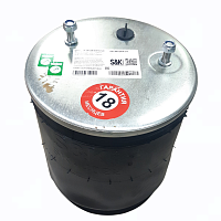 Пневмоподушка со стаканом М12 М22 (поршень пластиковый) SAF S&K GM | ТопДизель