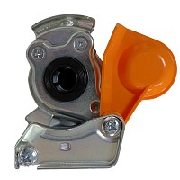 Соединительная головка желтая M22x1.5 с клапаном на тягач Sorl | ТопДизель