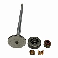 Клапан выпускной Detroit DIesel без EGR мск, сухари, Freightliner/International PAI | ТопДизель