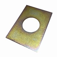 Пластина кронштейна полурессоры регулировочная вварная 101x140x4.5 BPW Stellox | ТопДизель