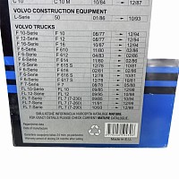 Фильтр воздушный кабины 185x260x45 Volvo F10/12/16 FL10 Mfilter | ТопДизель