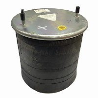 Пневмоподушка со стаканом 2 шп. M12 смещ. 25 1 отв. шт. M22.поршень стальной 4 отв. M12 SAF Airogear | ТопДизель