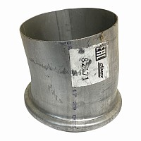 Труба глушителя промежуточная короткая до резонатора Volvo FH/FM (low-cost) Dinex | ТопДизель