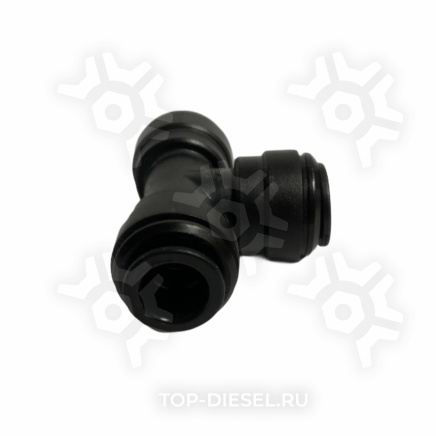 PM0210E Фитинг Т-образный D=10/10/10мм пластиковый John Guest купить рис.2