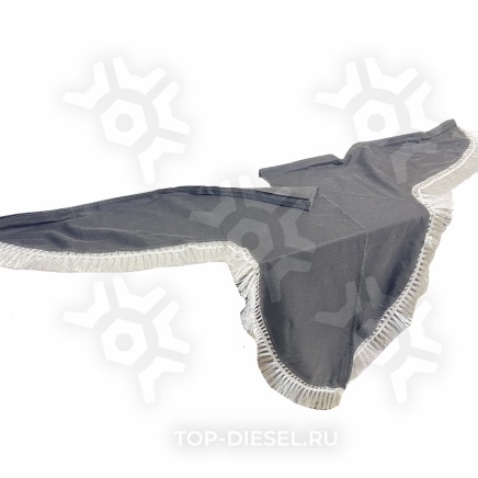 10820 Ламбрекен лобового стекла угол Scania (польская ткань) Серый ДП купить рис.2