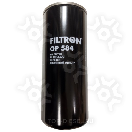 OP584 Фильтр масляны !на 30 тыс. км h256 d108 Volvo/RVI Filtron купить рис.2