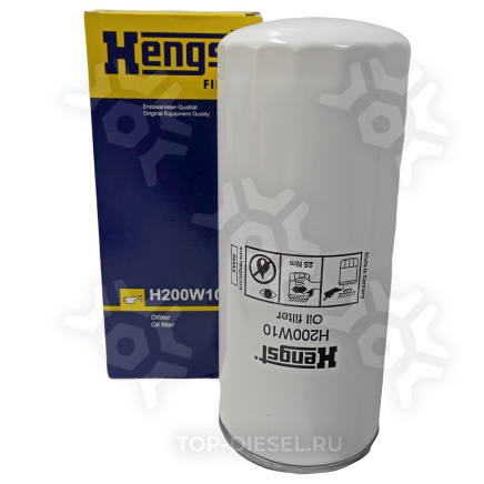 H200W10 Фильтр масляный H=256 d=108 Volvo/Renault Hengst купить рис.2